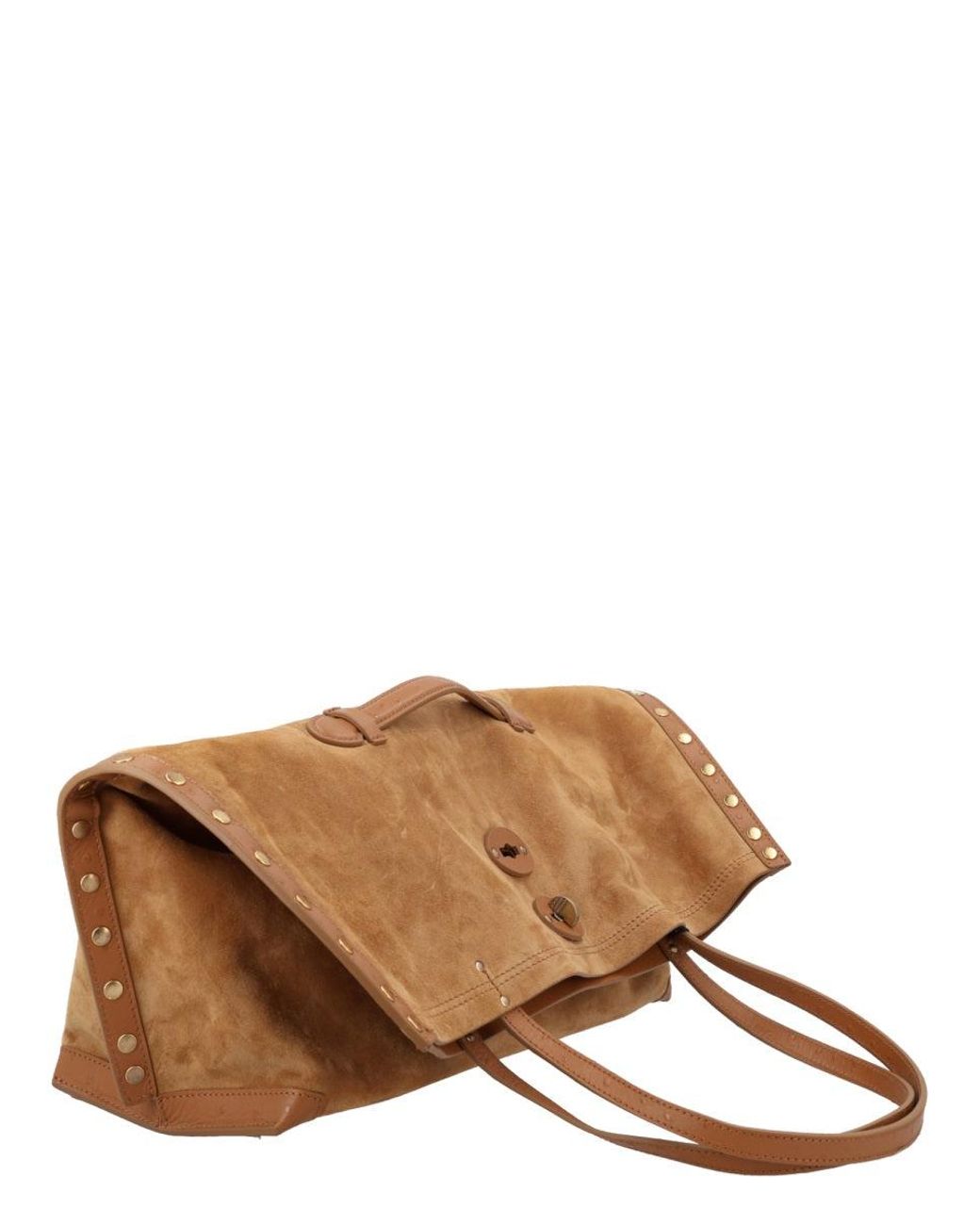 Zanellato Brown Medium 'A' Spasso Handbag