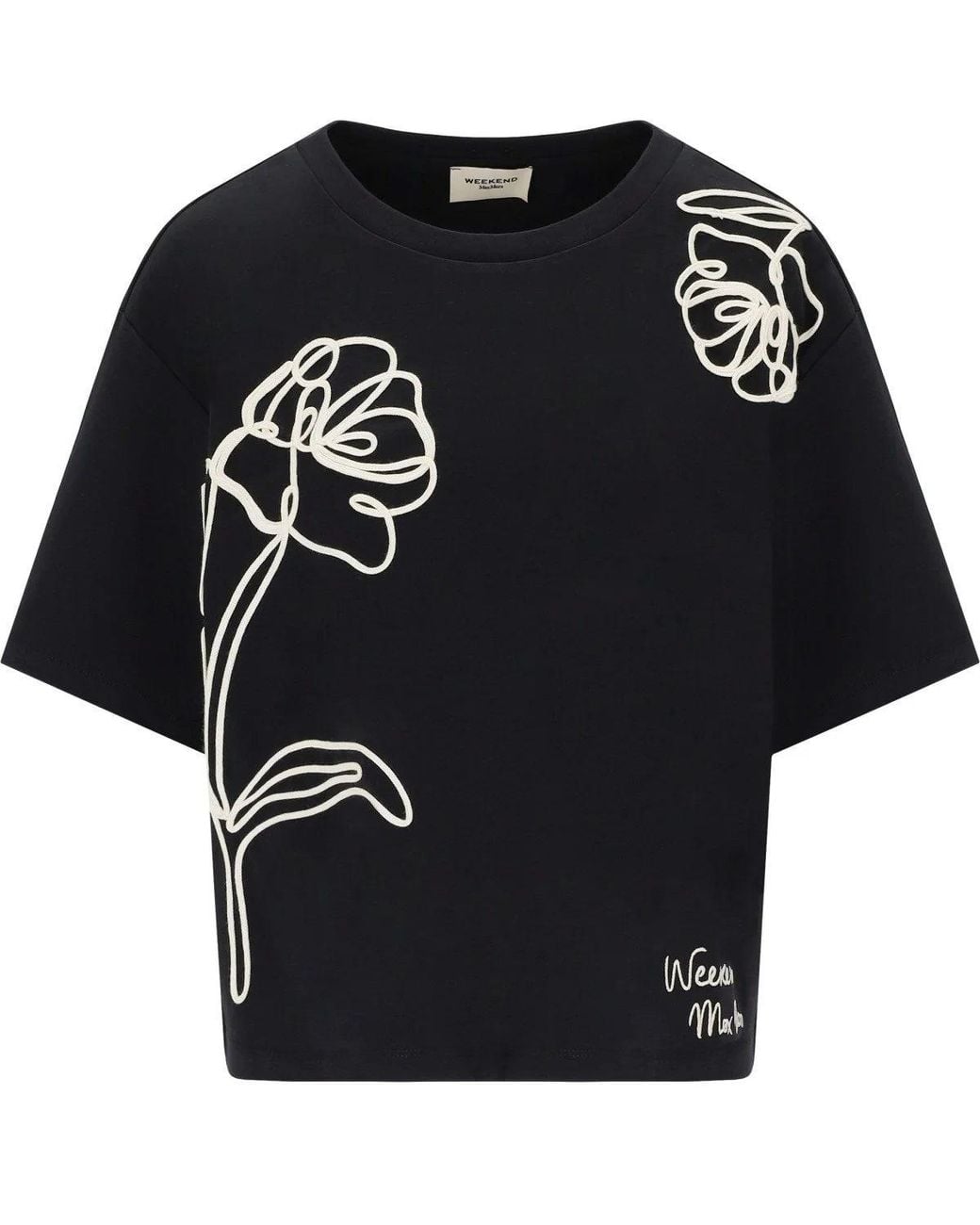 Weekend by Maxmara Black Sala T Shirt