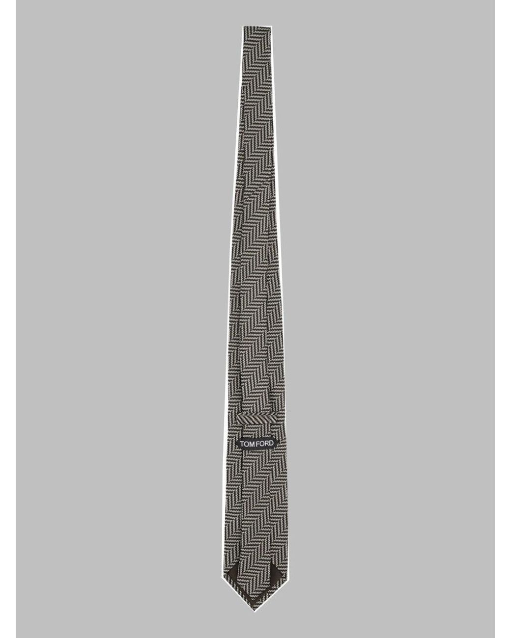 Tom Ford Gray Cravatta