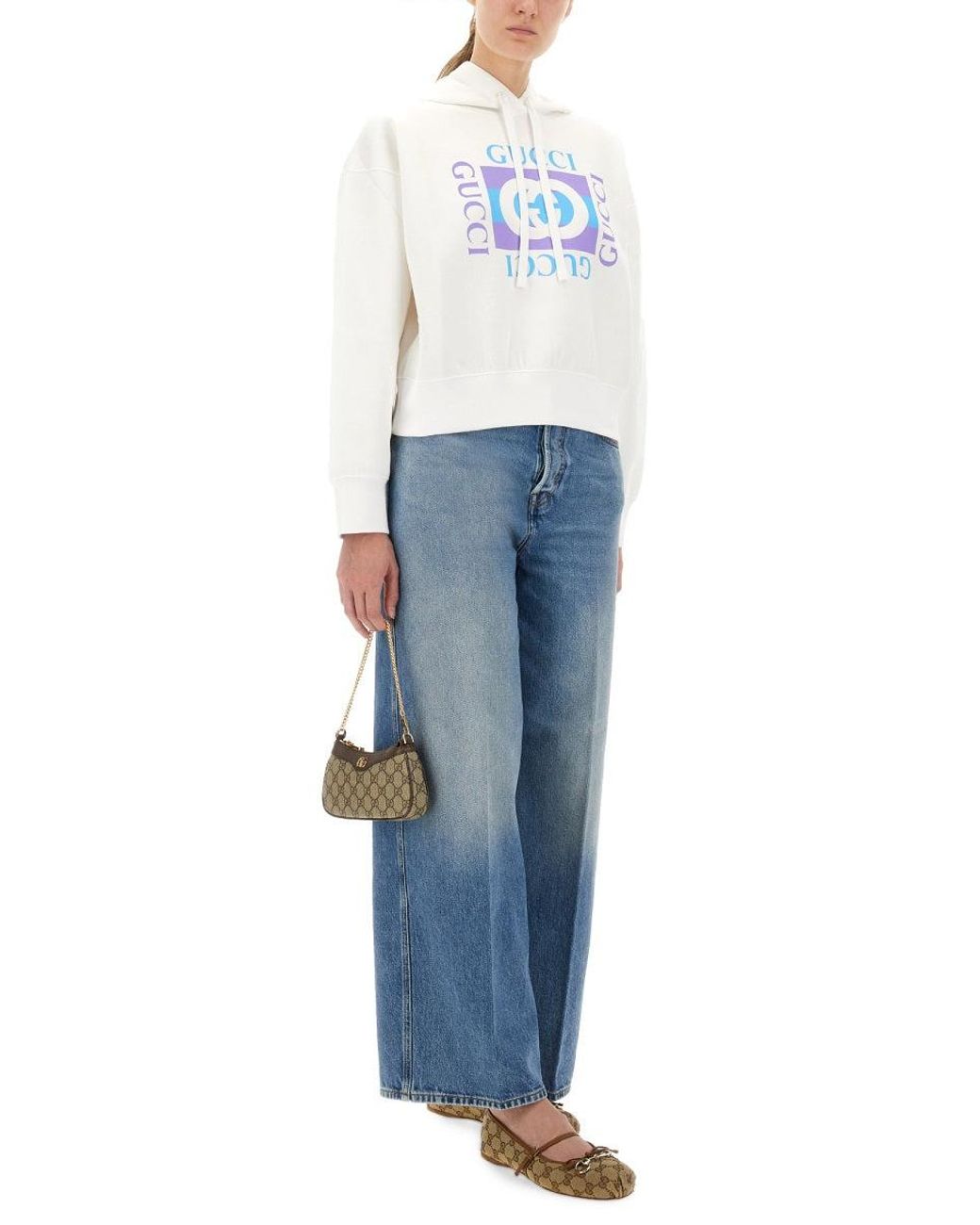 Gucci Blue "Wide-Leg" Jeans