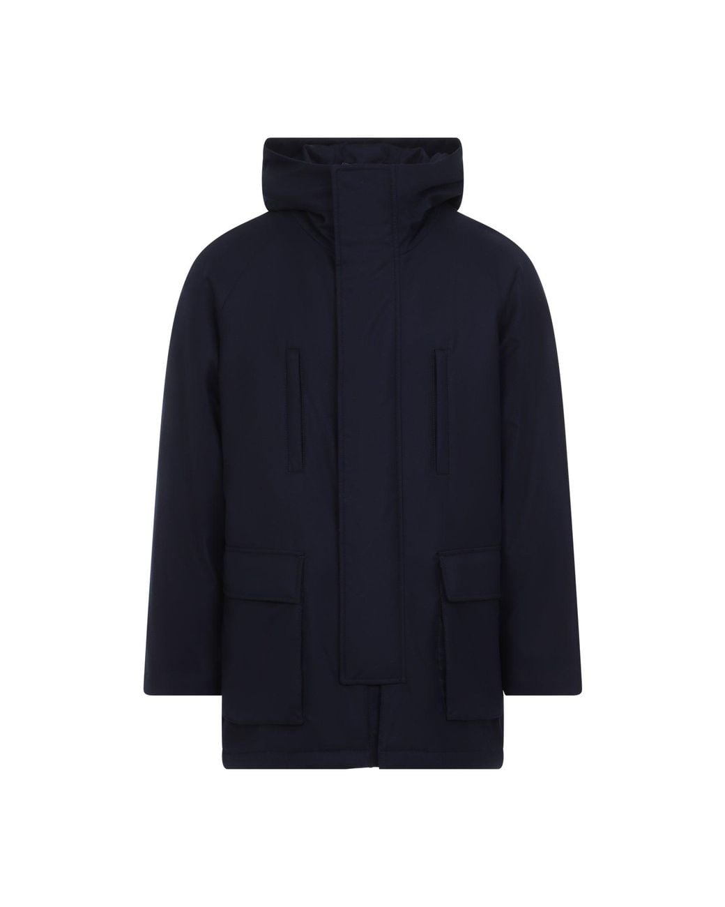 Giorgio Armani Blue Caban Coat for men