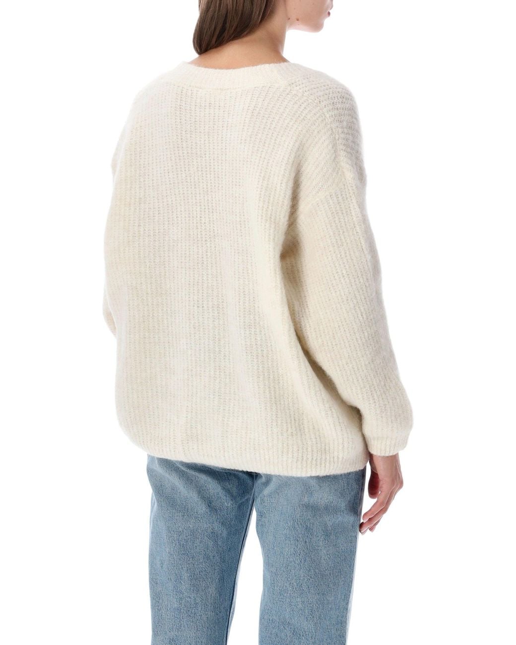 American Vintage White East Cardigan