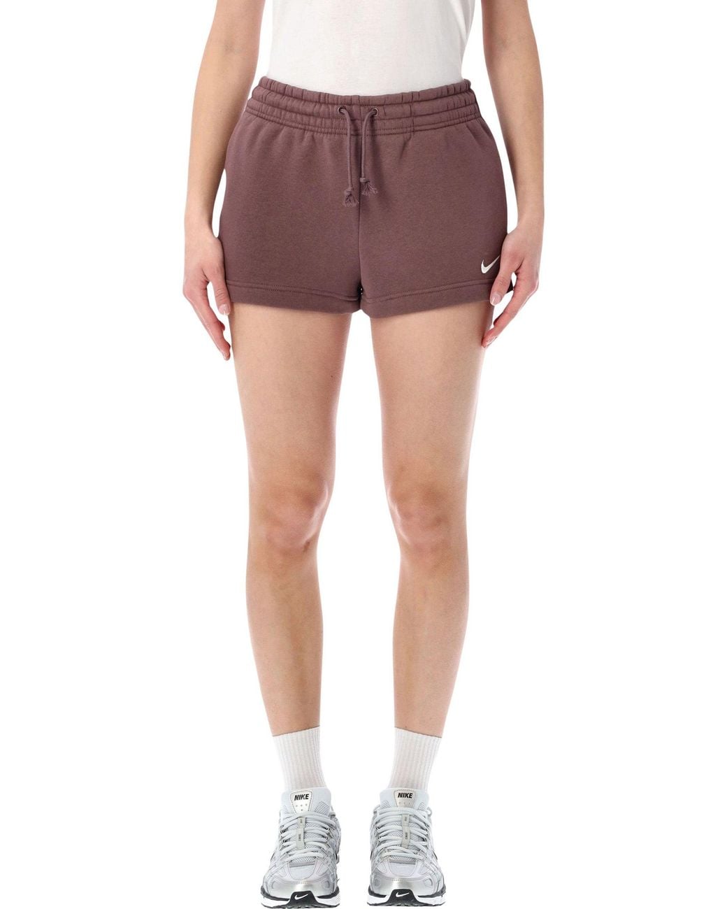 Nike Multicolor Elastic Waist Fleece Shorts