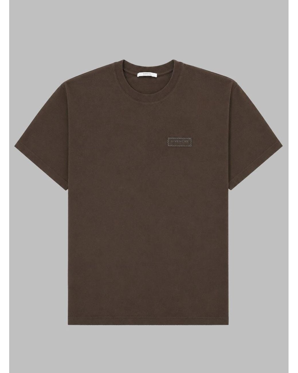 Givenchy Brown T Shirt Con Logo