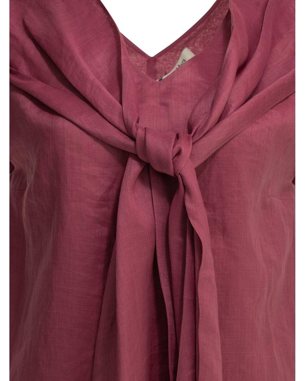 Max Mara Casual Gedrapeerde Top in het Purple
