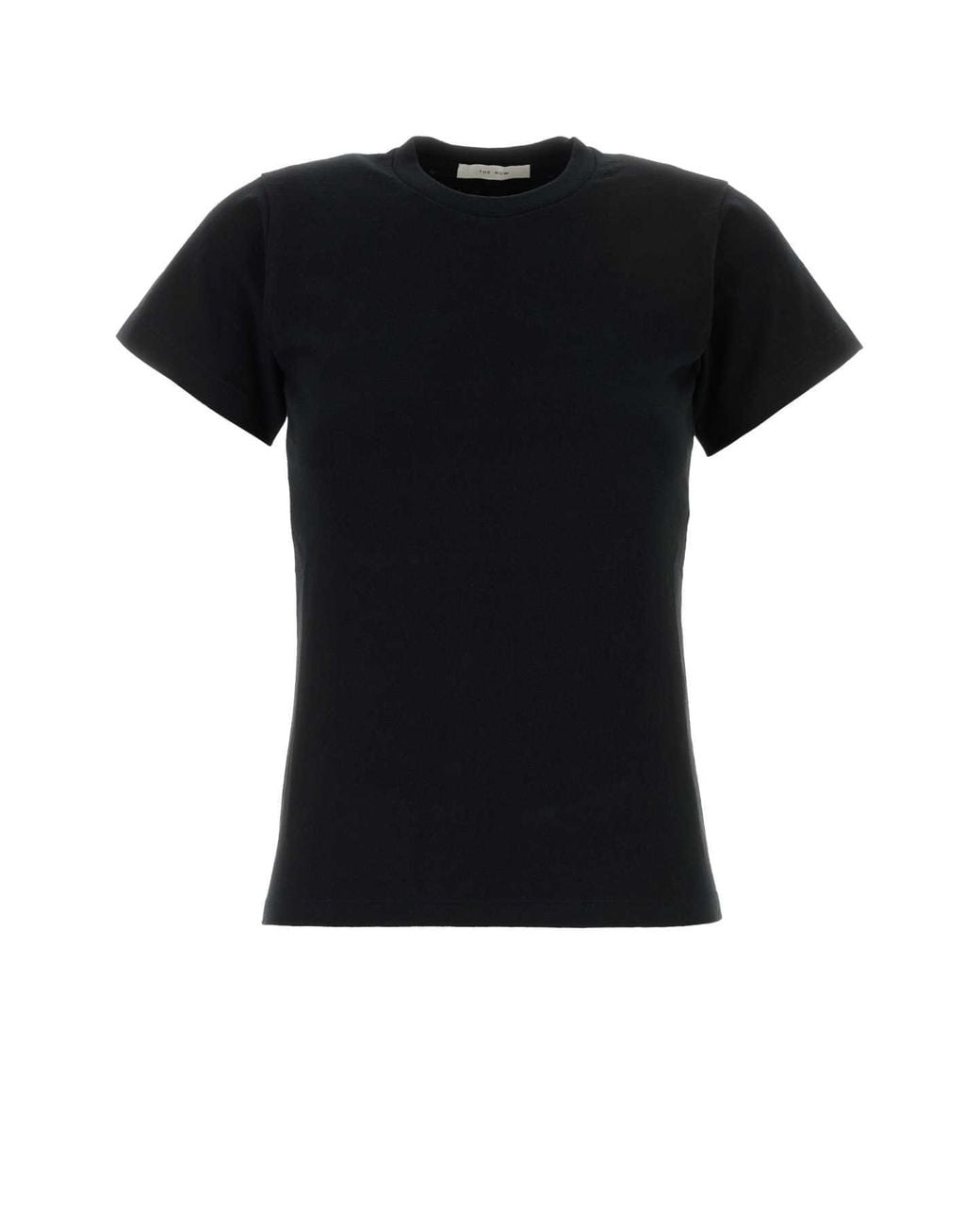 The Row Black Cotton Duca T-Shirt