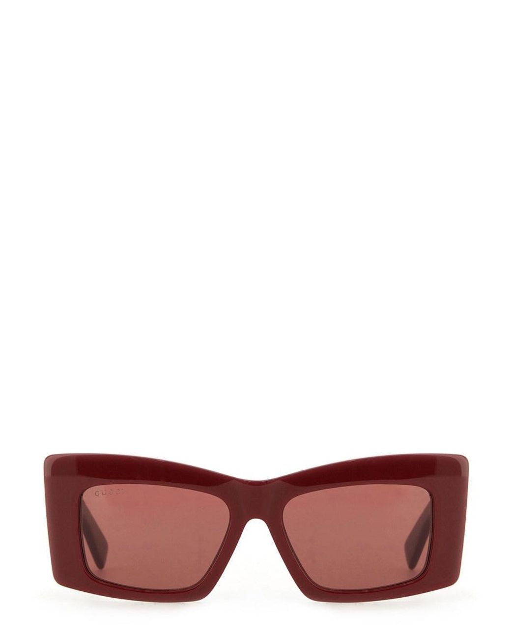 Gucci Red Square Sunglasses