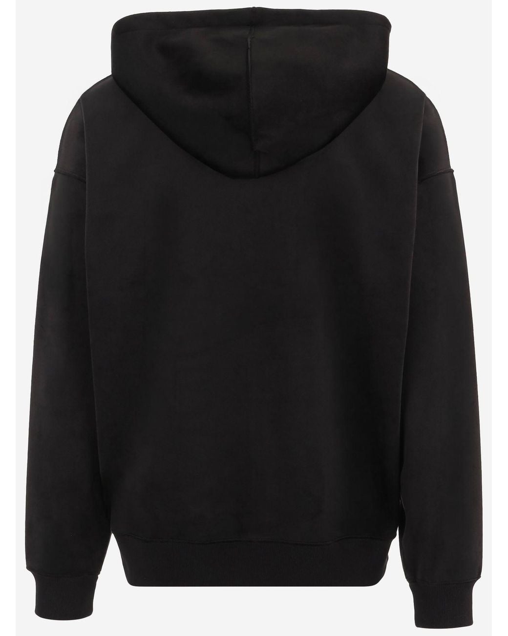 Y-3 Black Stretch Nylon Hoodie With Logo