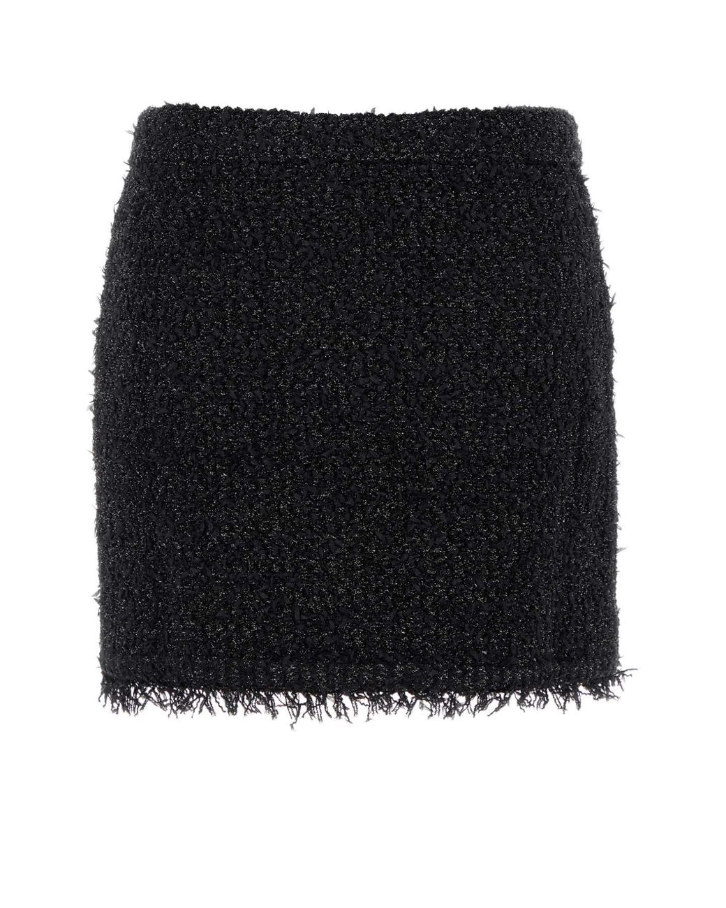 Gucci Black Viscose Blend Mini Skirt