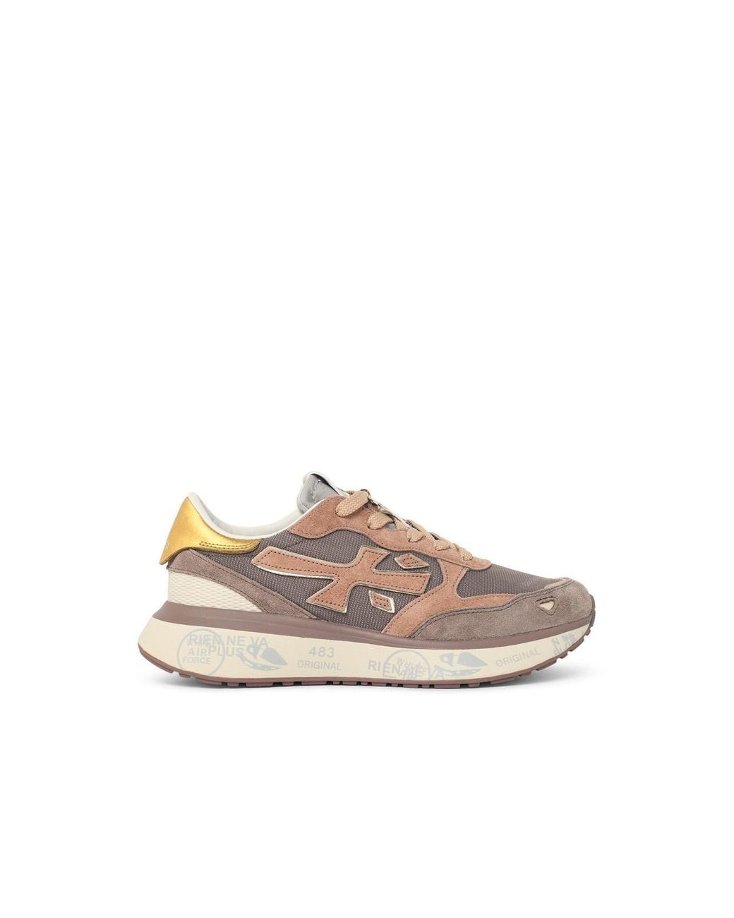 Premiata Pink Lauryn Mesh-Blend Sneakers