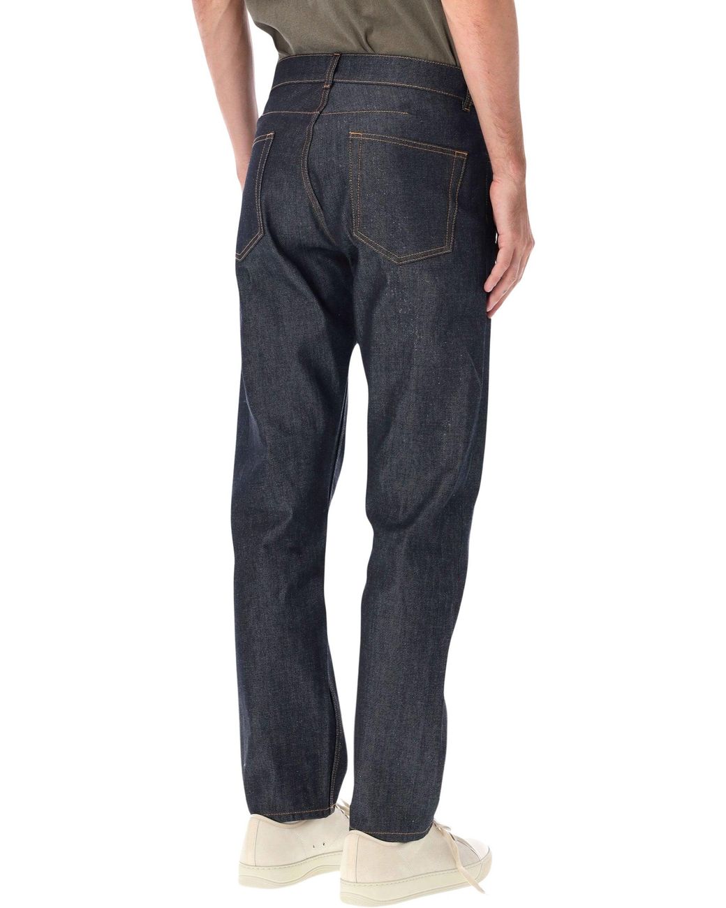 Lanvin Black Straight-Leg Denim Pants