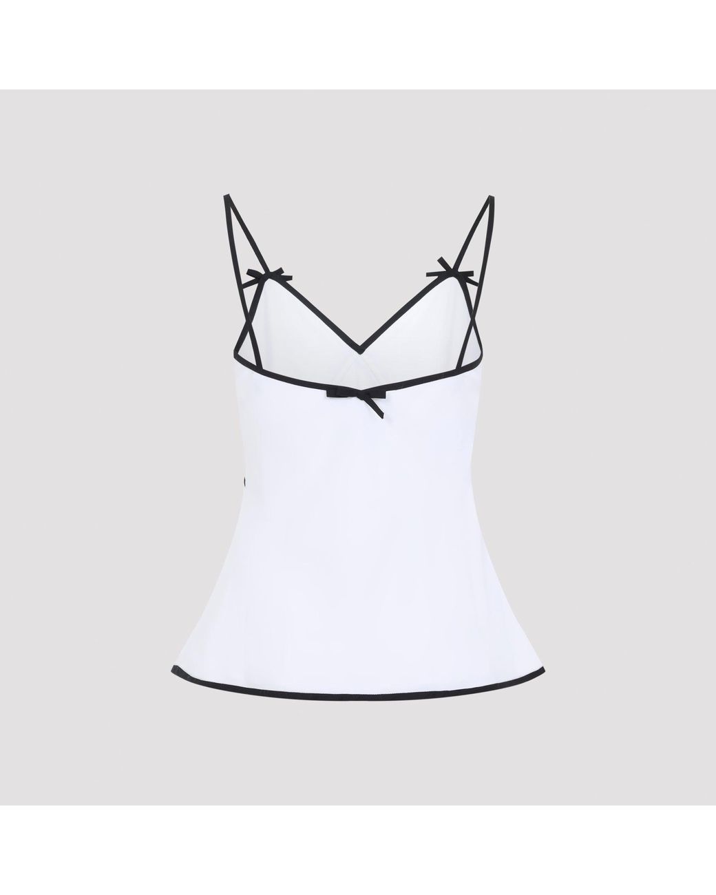 Moschino White Bow Top