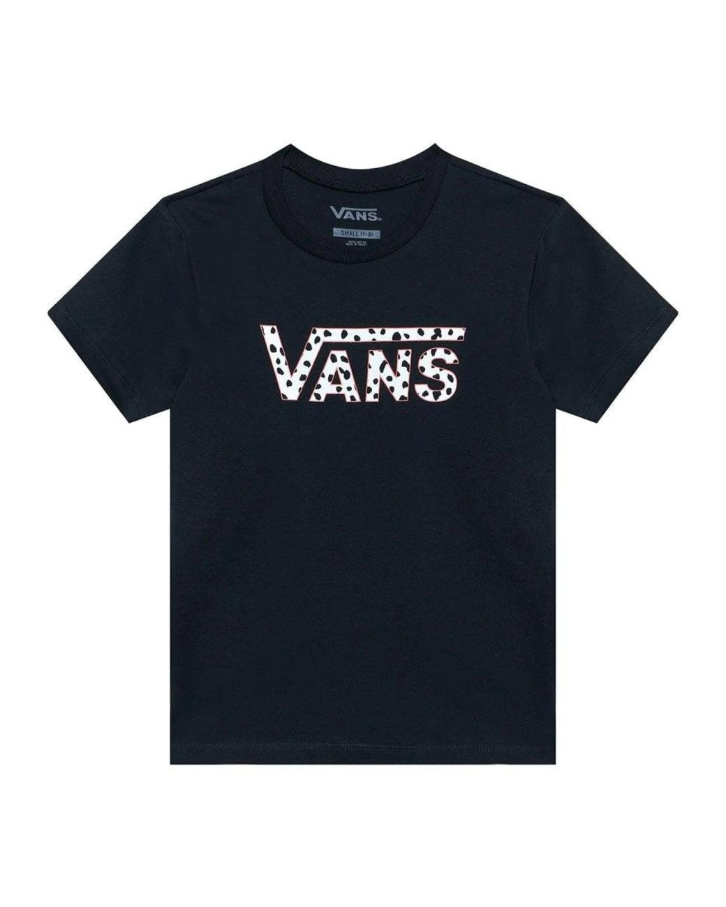 Vans Blue "Dalmation V Crew" Logo T-Shirt