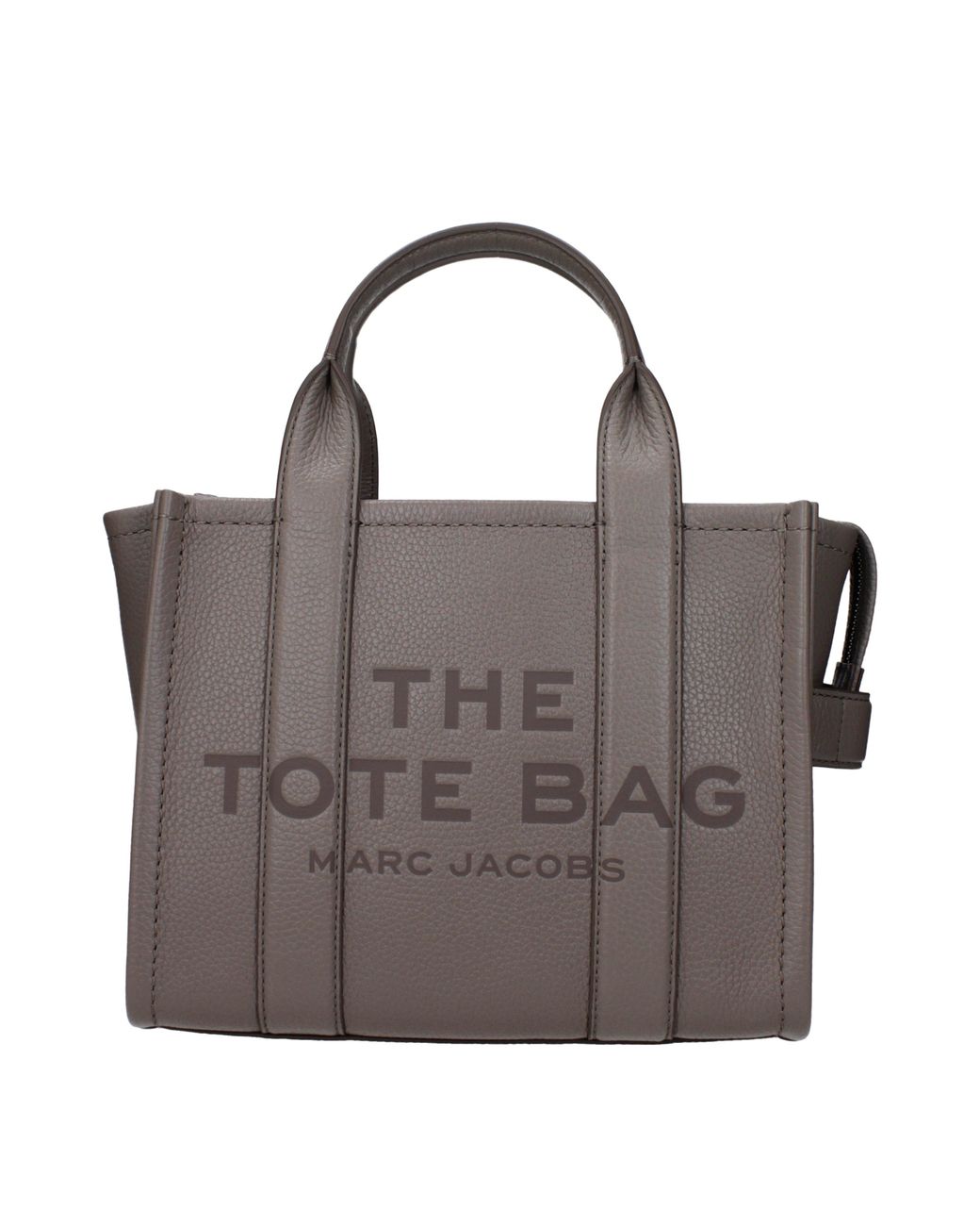 Marc Jacobs Brown Borse A Mano Donna Pelle Grigio/Cemento