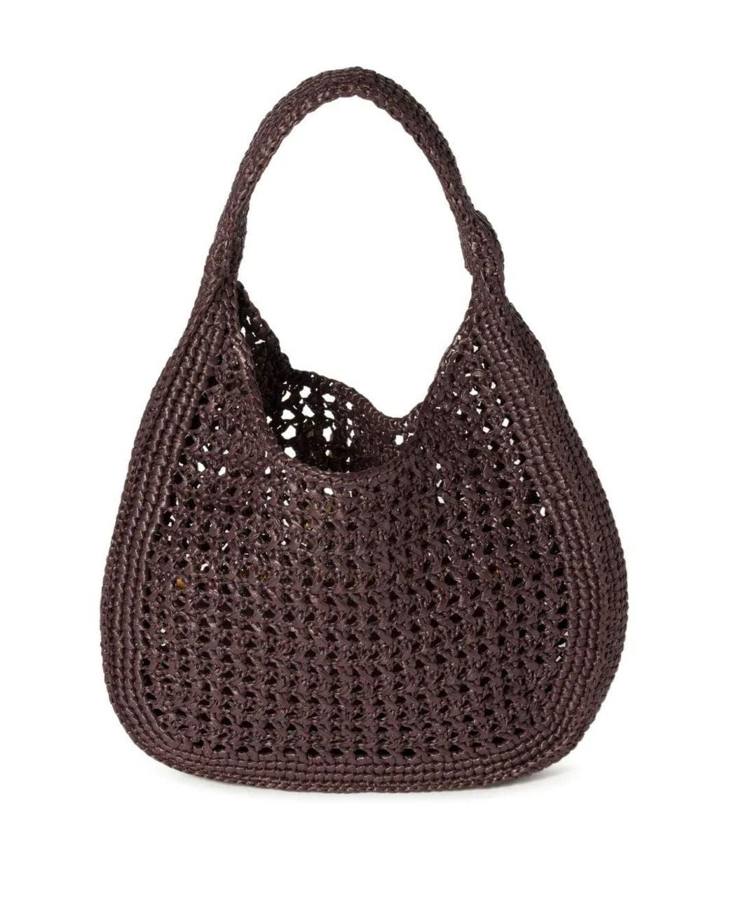 Miu Miu Brown Borse Crochet Rete