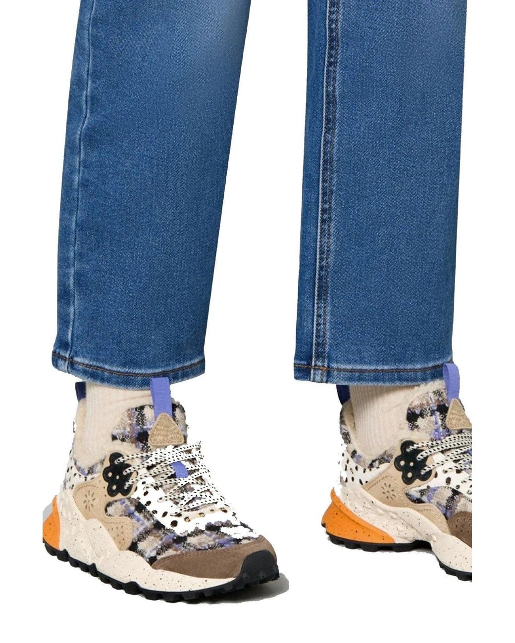 Flower Mountain White Sneakers
