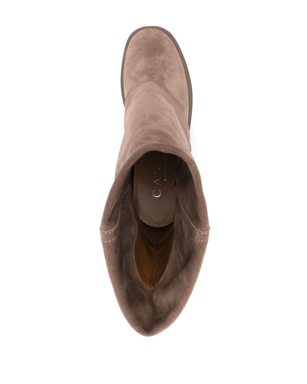 Casadei Brown Suede Double-Face Boots