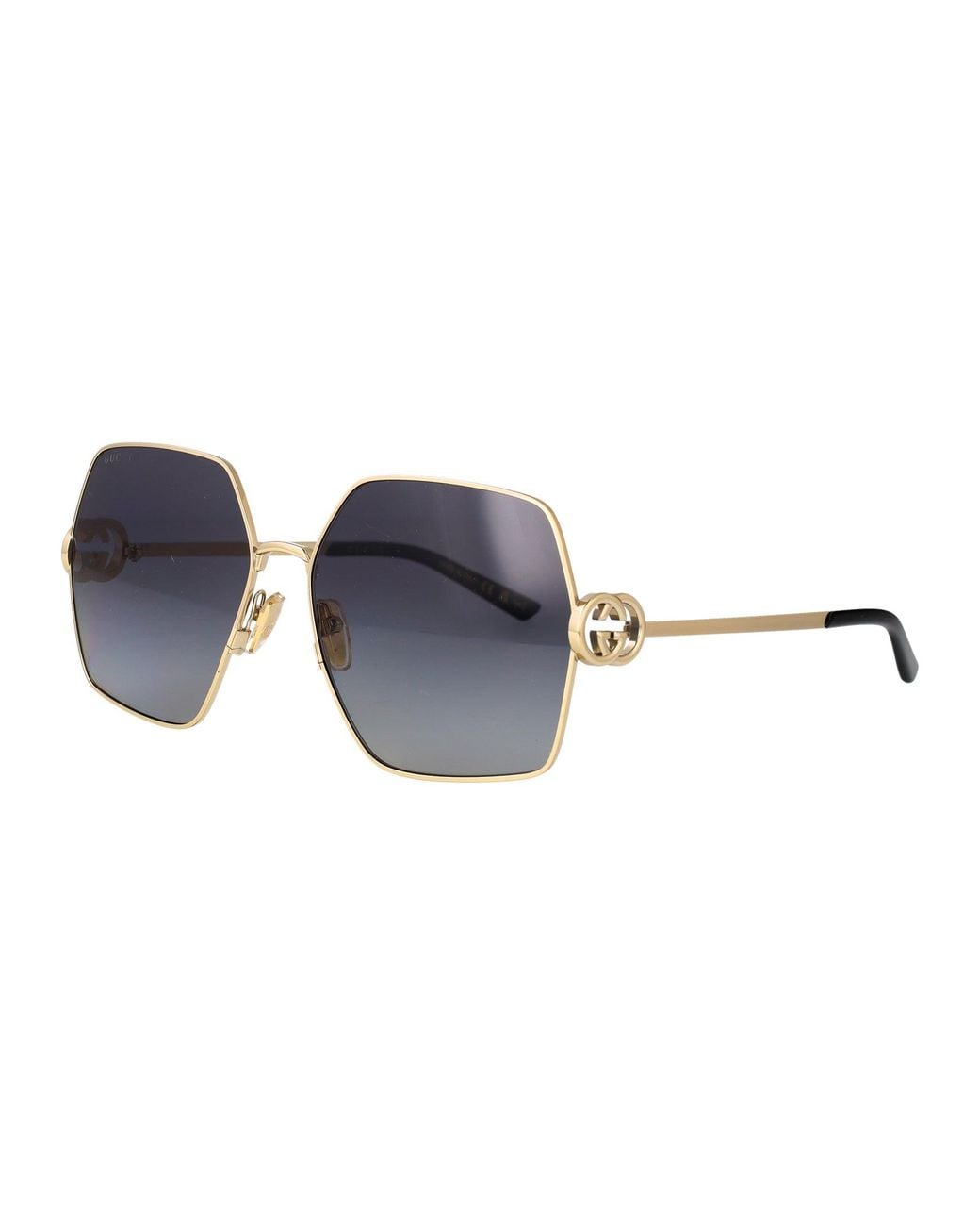 Gucci Blue Metal Sunglasses