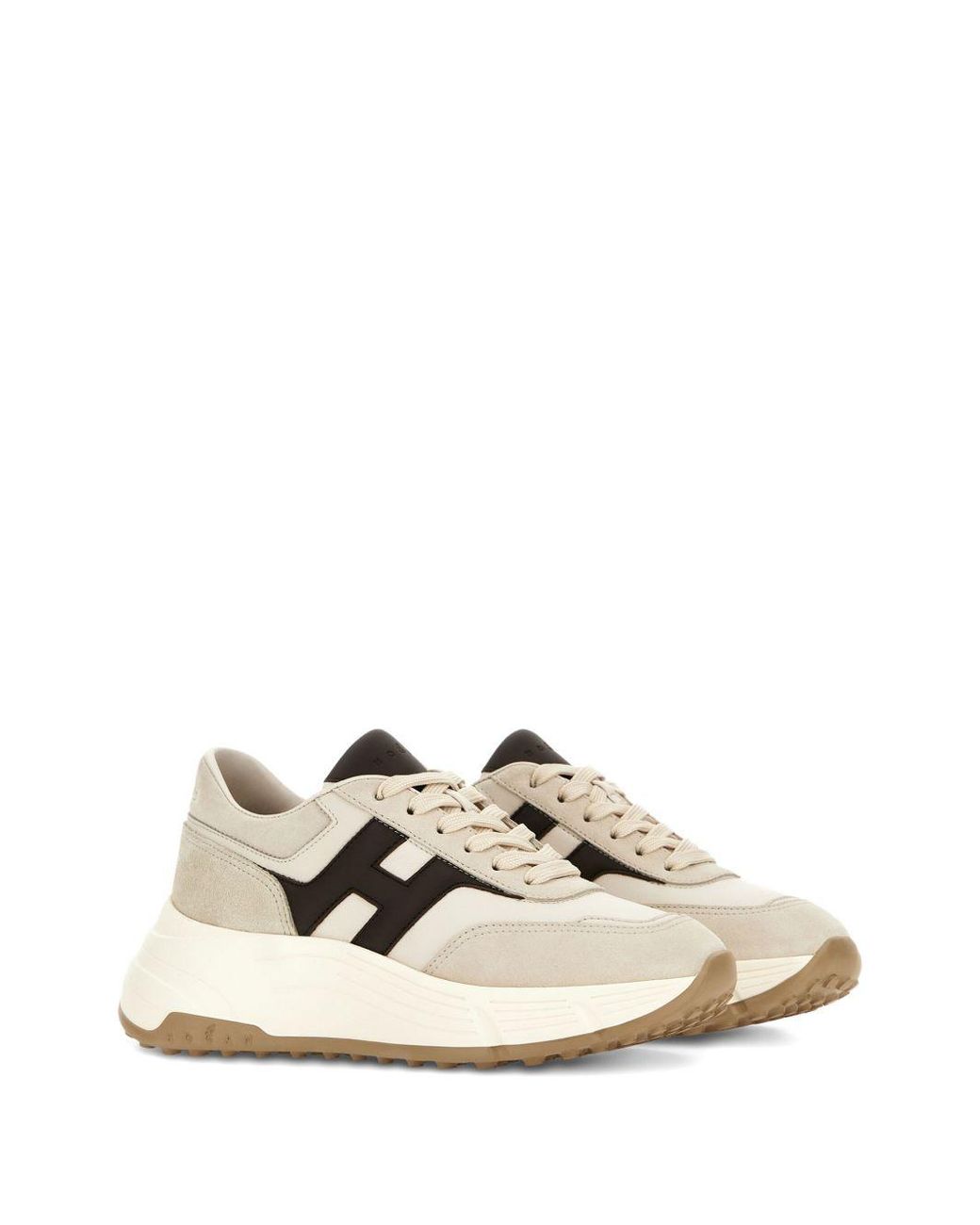 Hogan Natural H669 Leather Sneakers