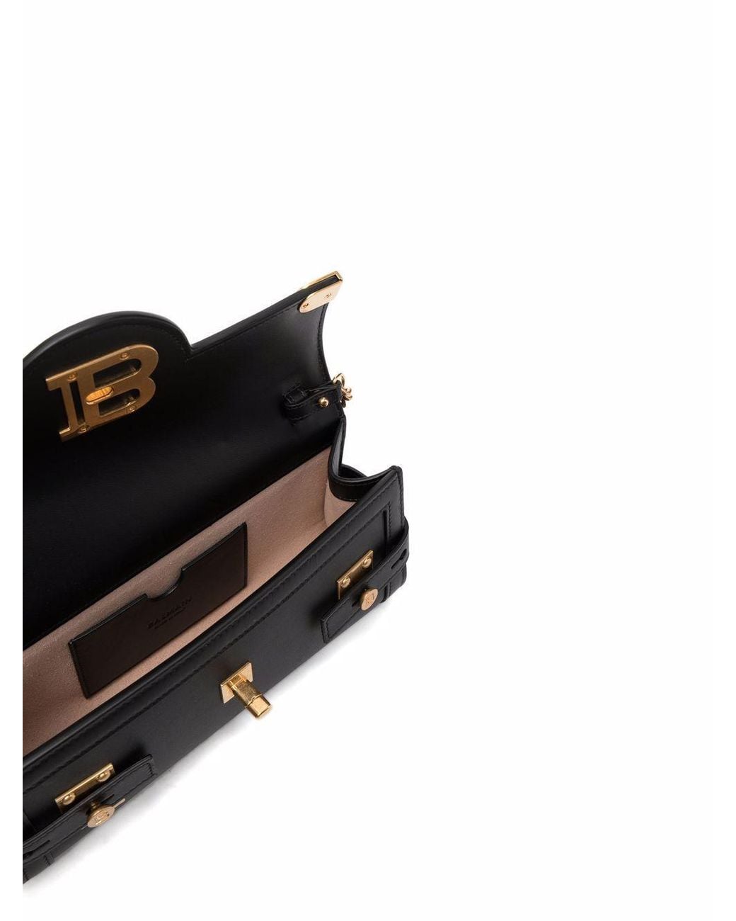 Balmain Black Shoulder Bag B-Buzz 23