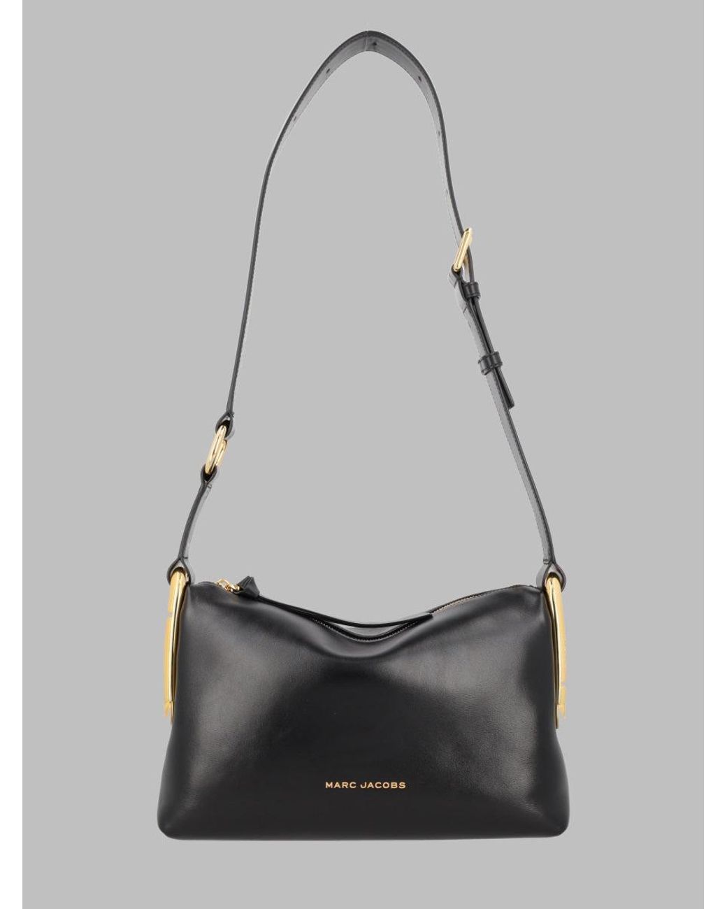 Marc Jacobs Gray Shoulder Bag Scene Leather