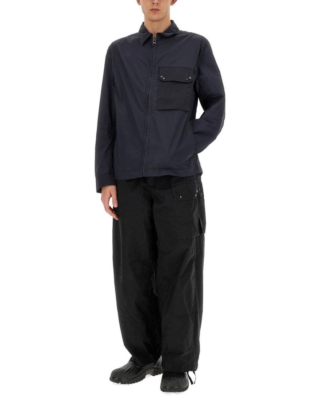 C P Company Blue Mid Layer Jacket for men