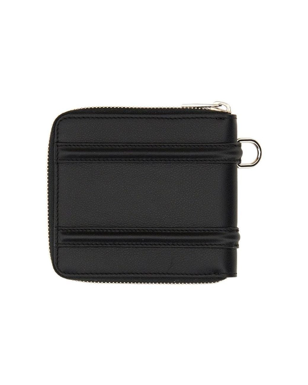 McQueen Blue Alexander Mc Queen Harness Wallet for men