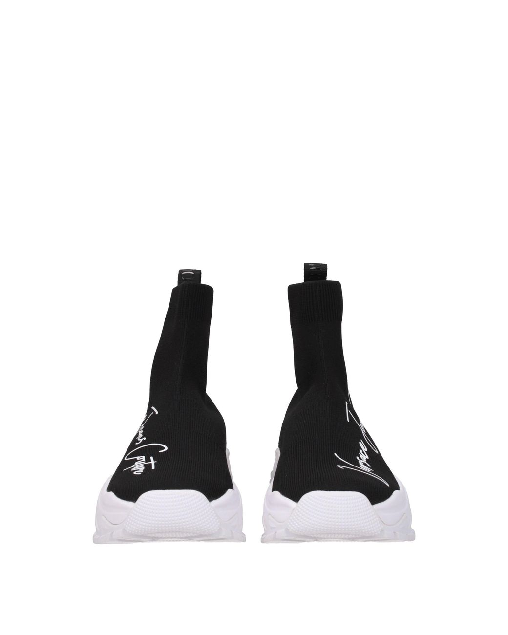 Versace Jeans Black Sneakers Couture Donna Tessuto Nero/Bianco