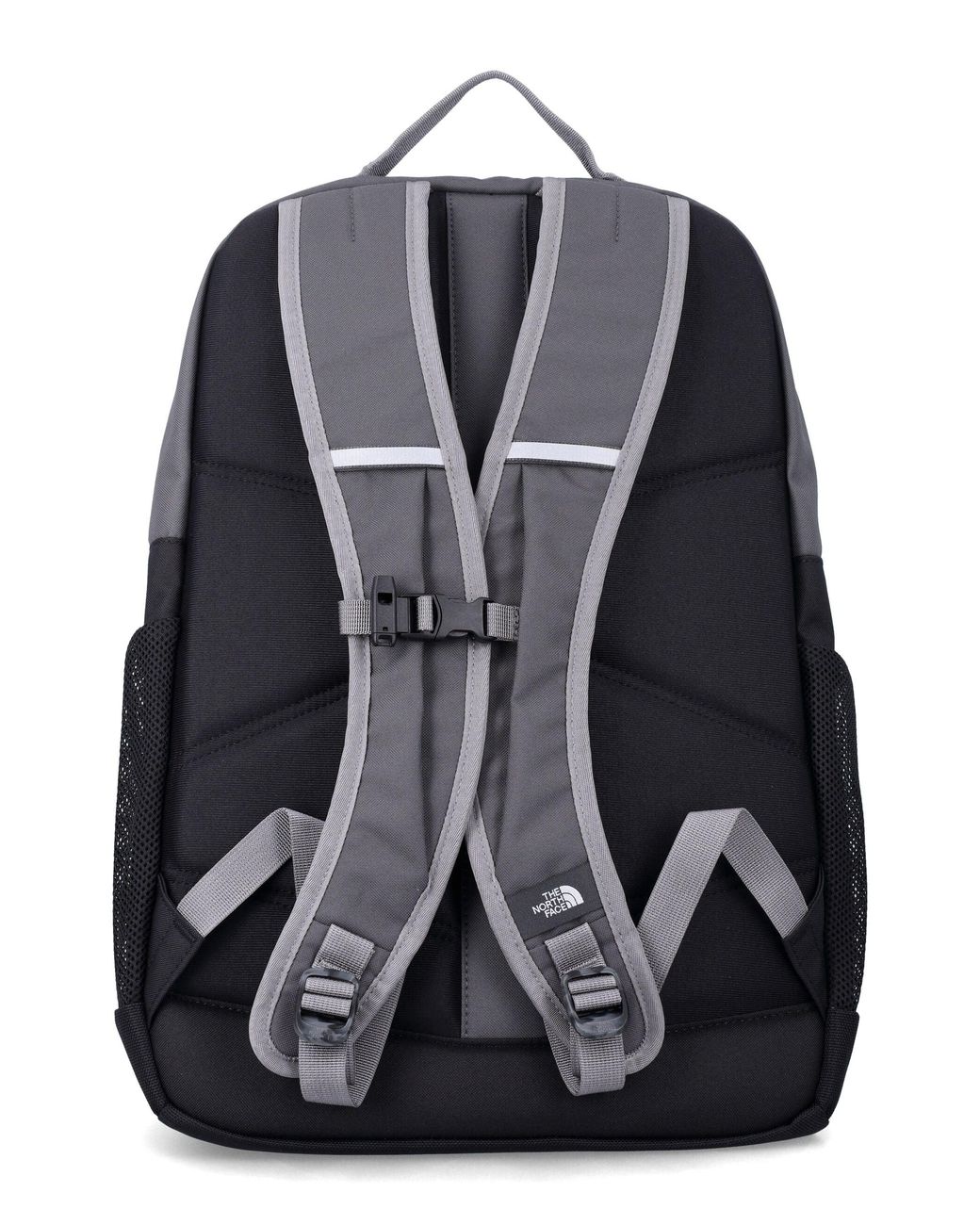 The North Face Gray Kids Backpack With Front Zip Pocket