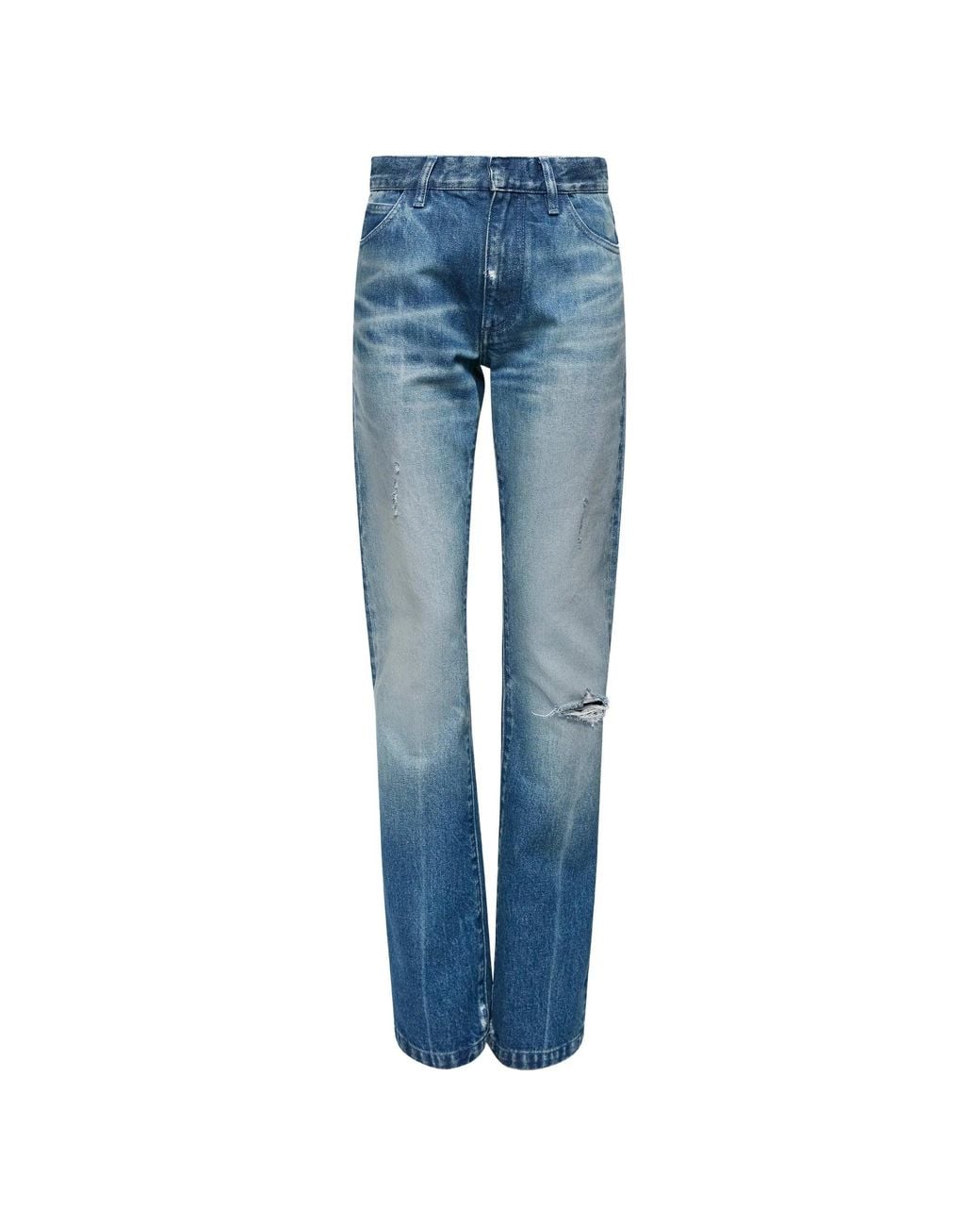 MM6 by Maison Margiela Blue Pants 5 Pockets