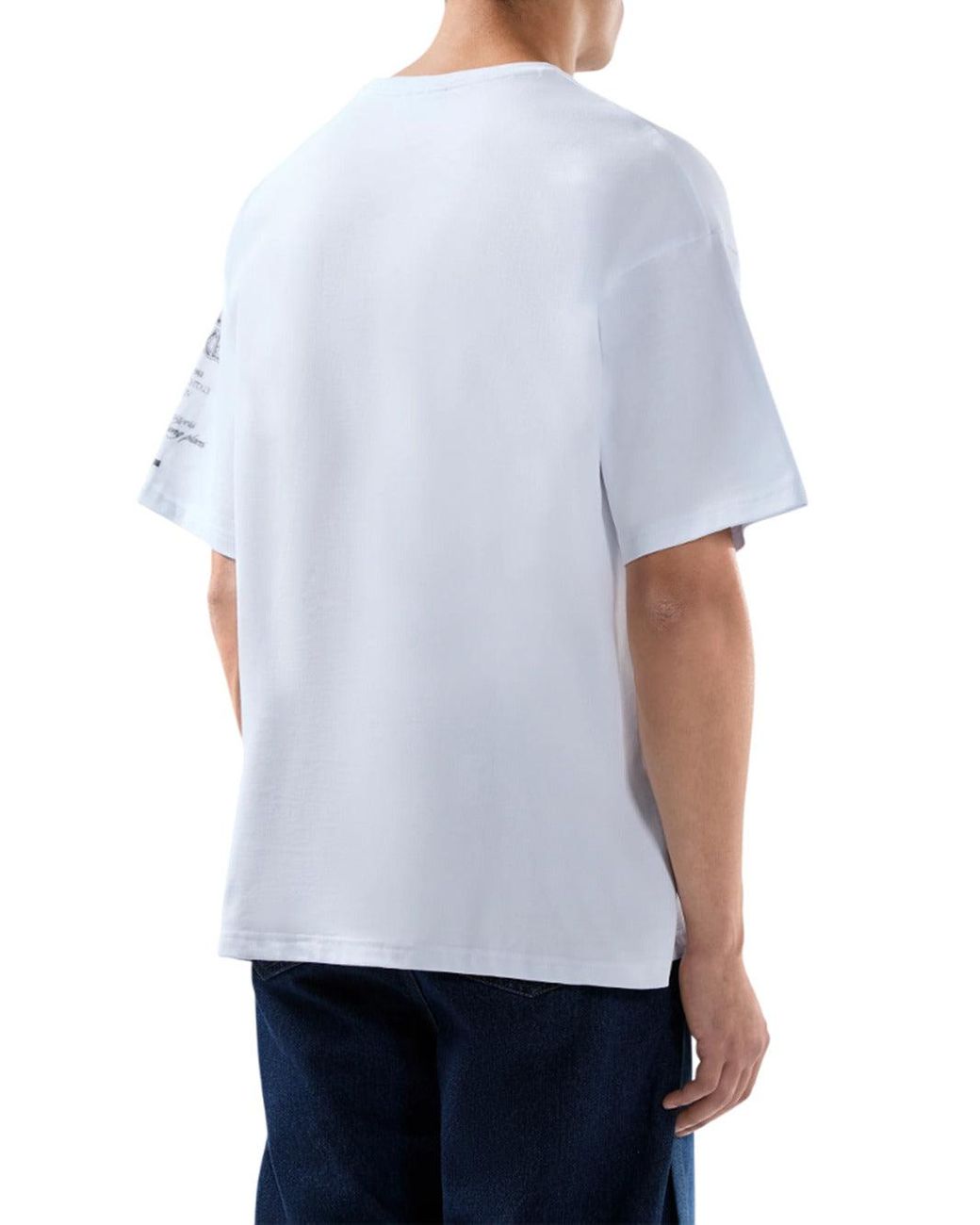 Gcds White Gothic Print T -Shirt