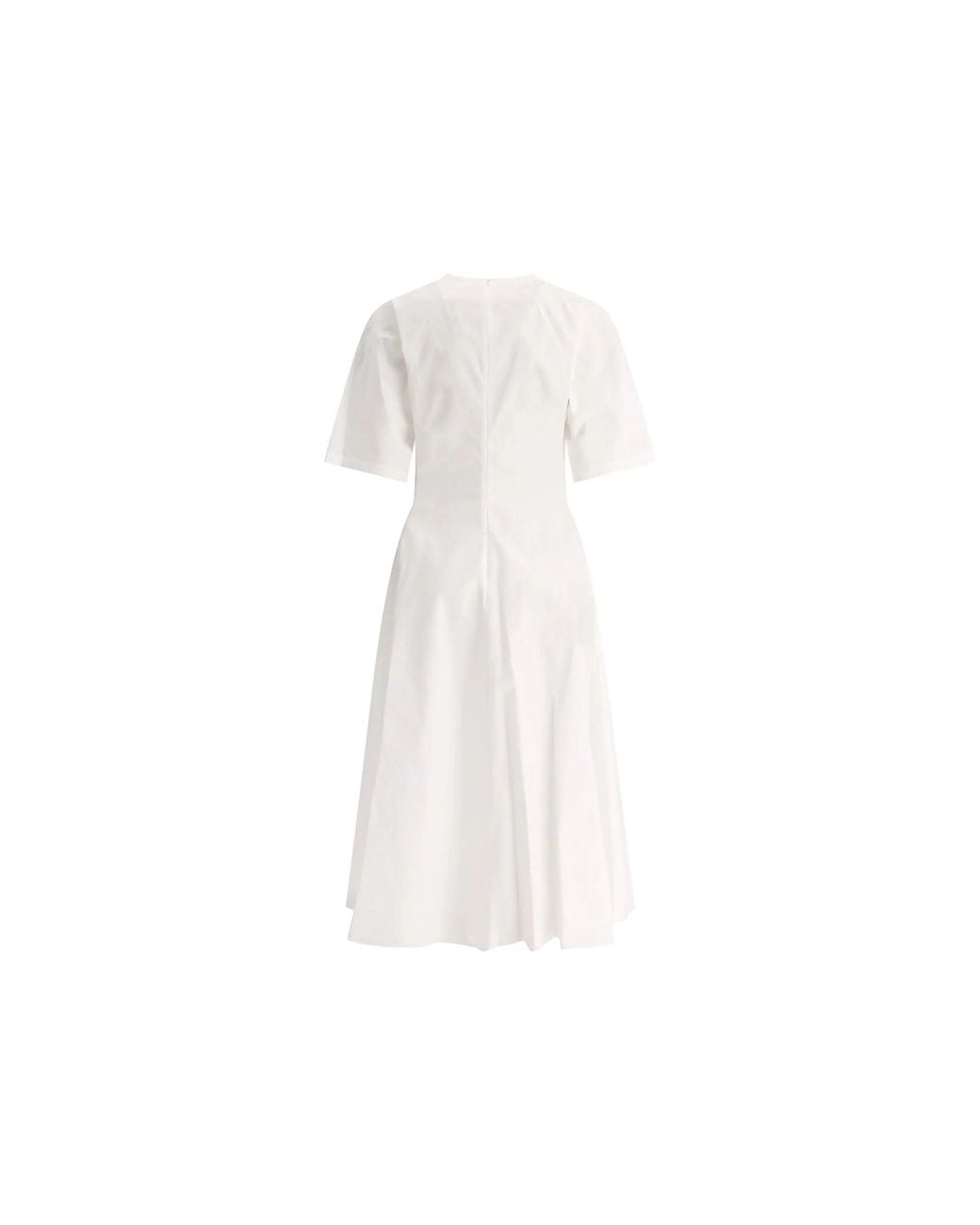 Alaïa White Cotton Casual Dress