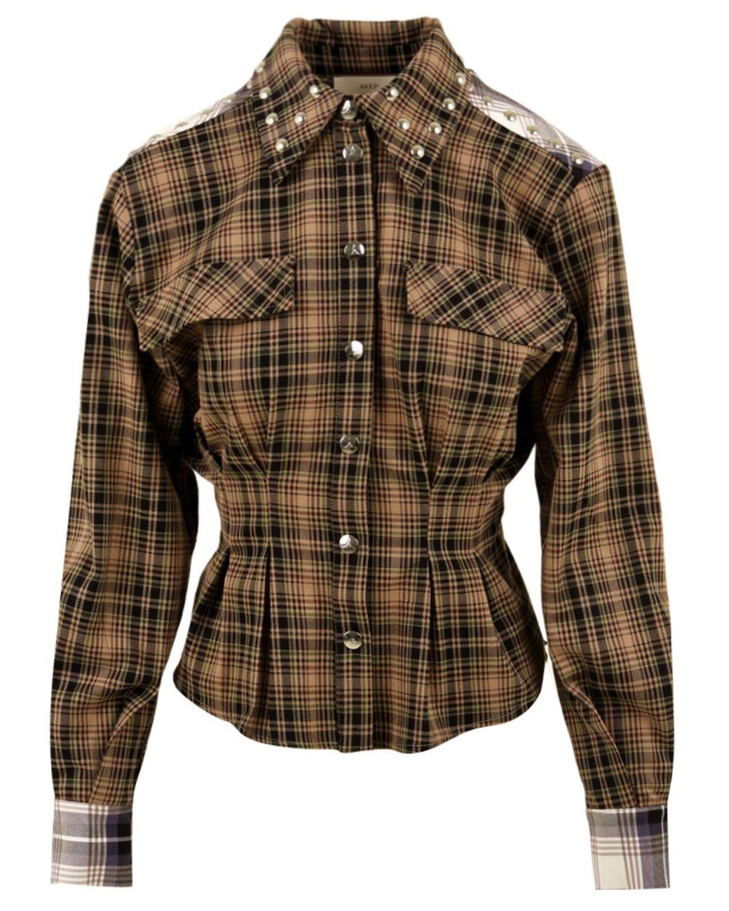 Akep Brown Shirts Multi Colour