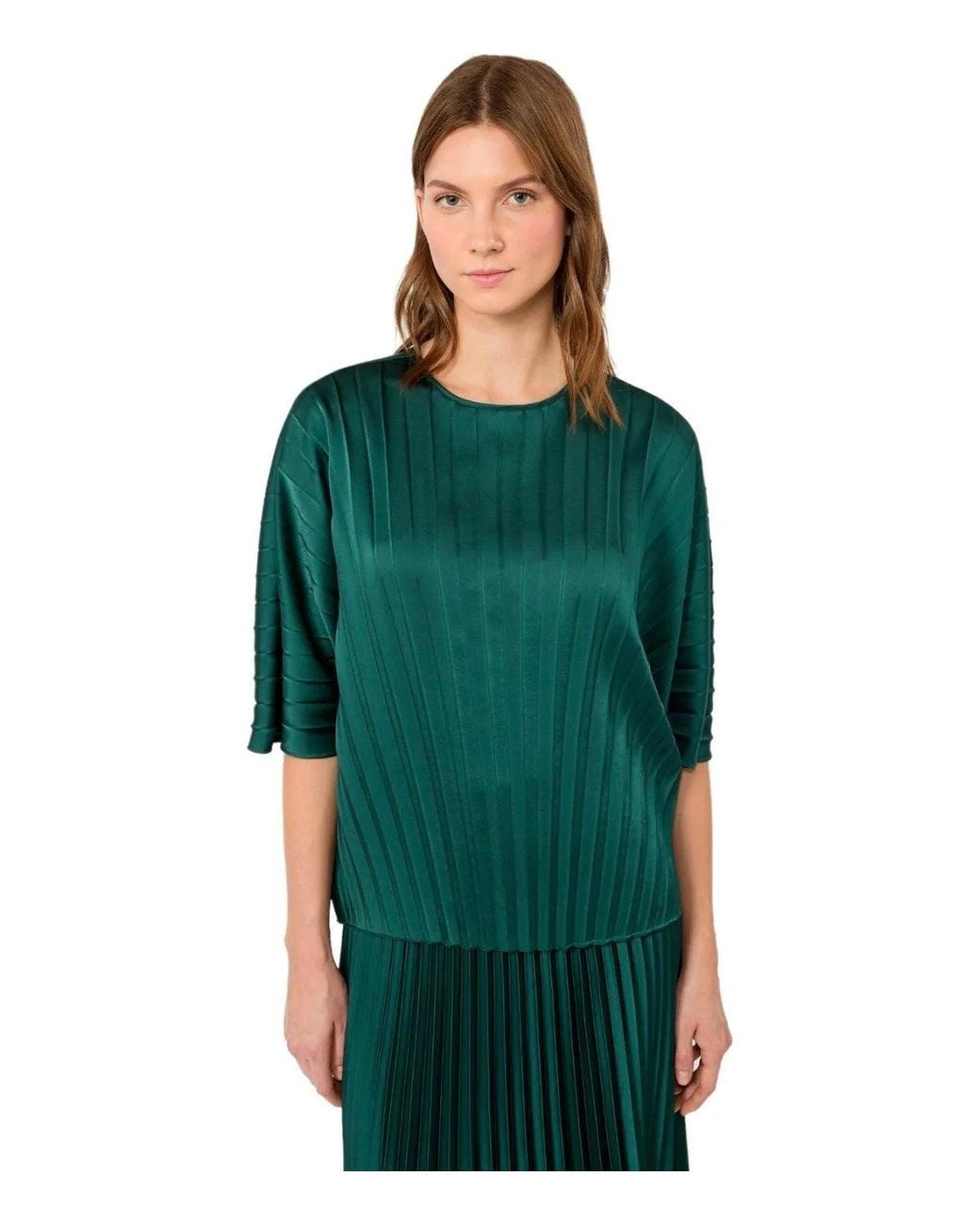Weekend by Maxmara Green Aureo Blouse