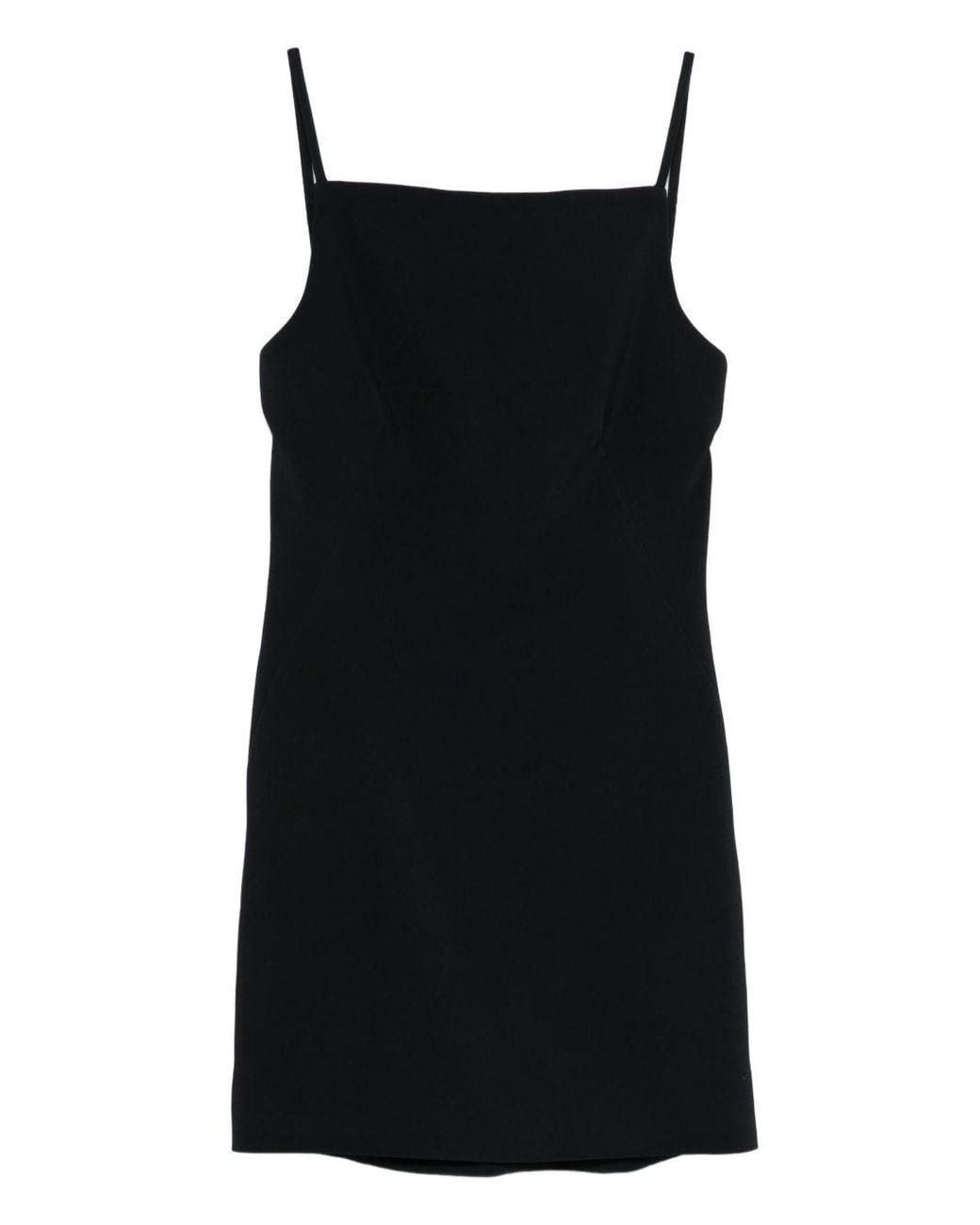 Givenchy Black Sliced Mini Dress