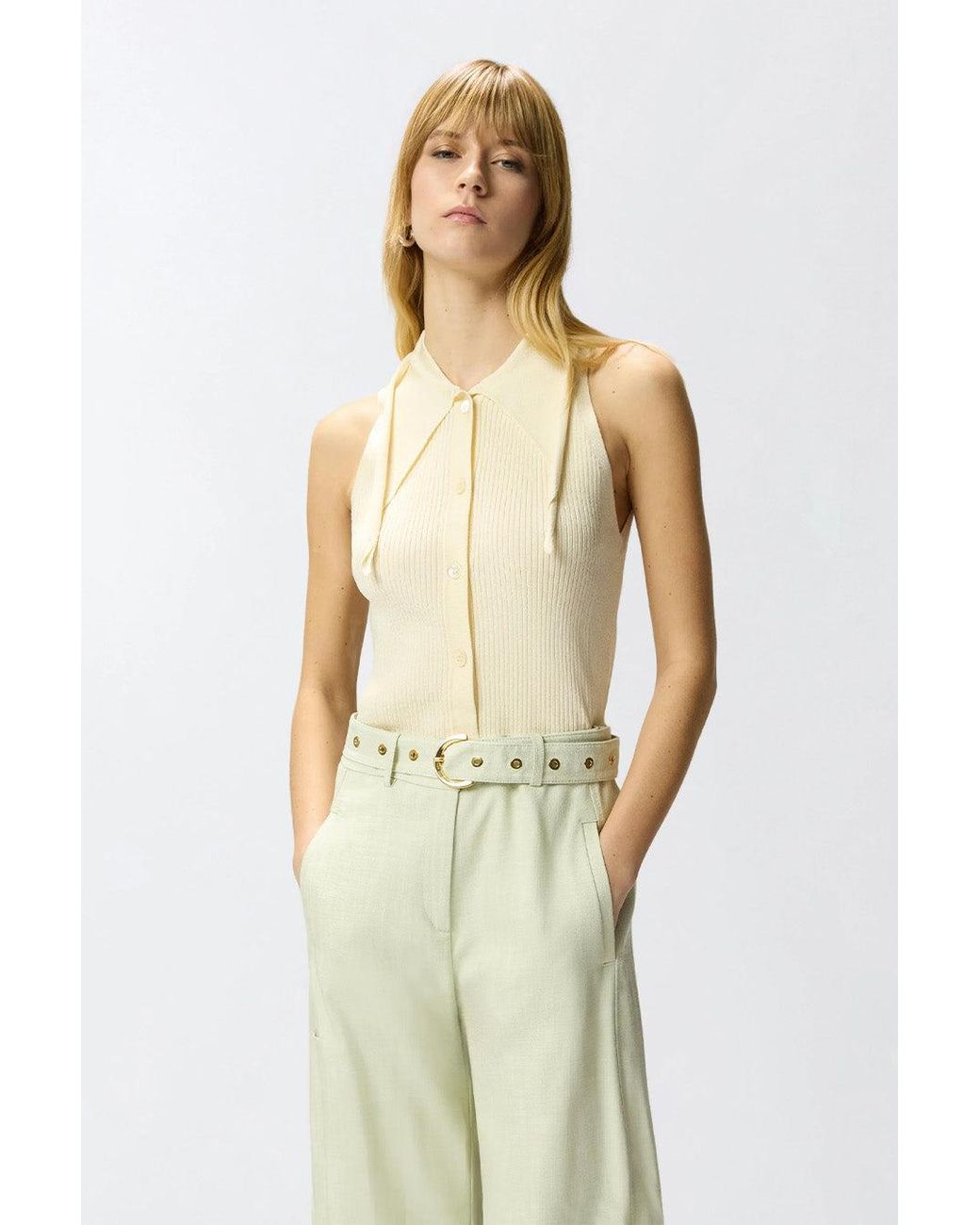 Pinko White Pinko Beige