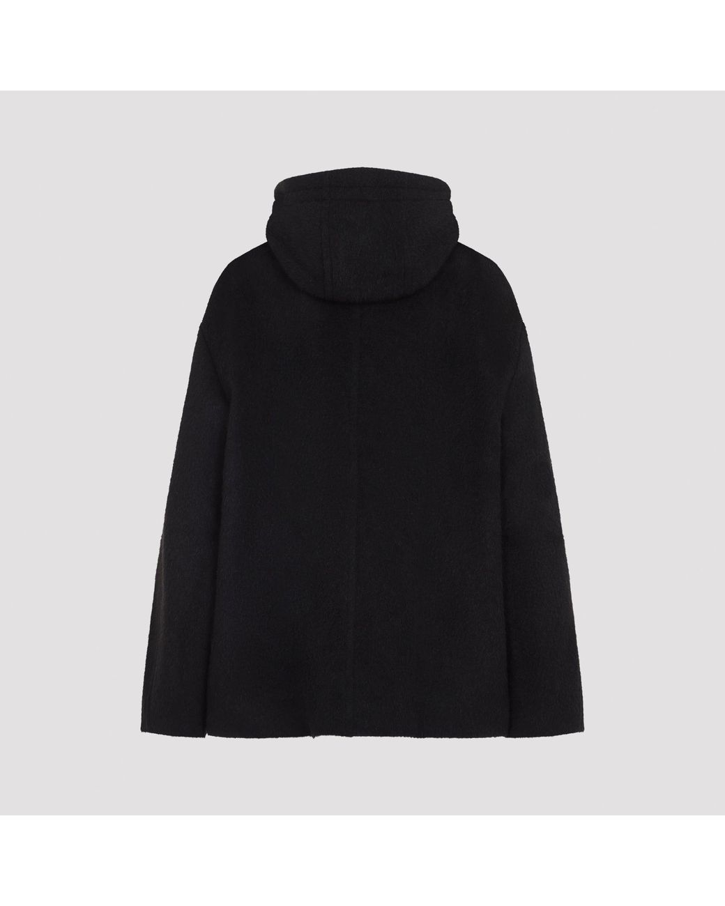 Studio Nicholson Black Etna Zip-Through Hooded Jacket