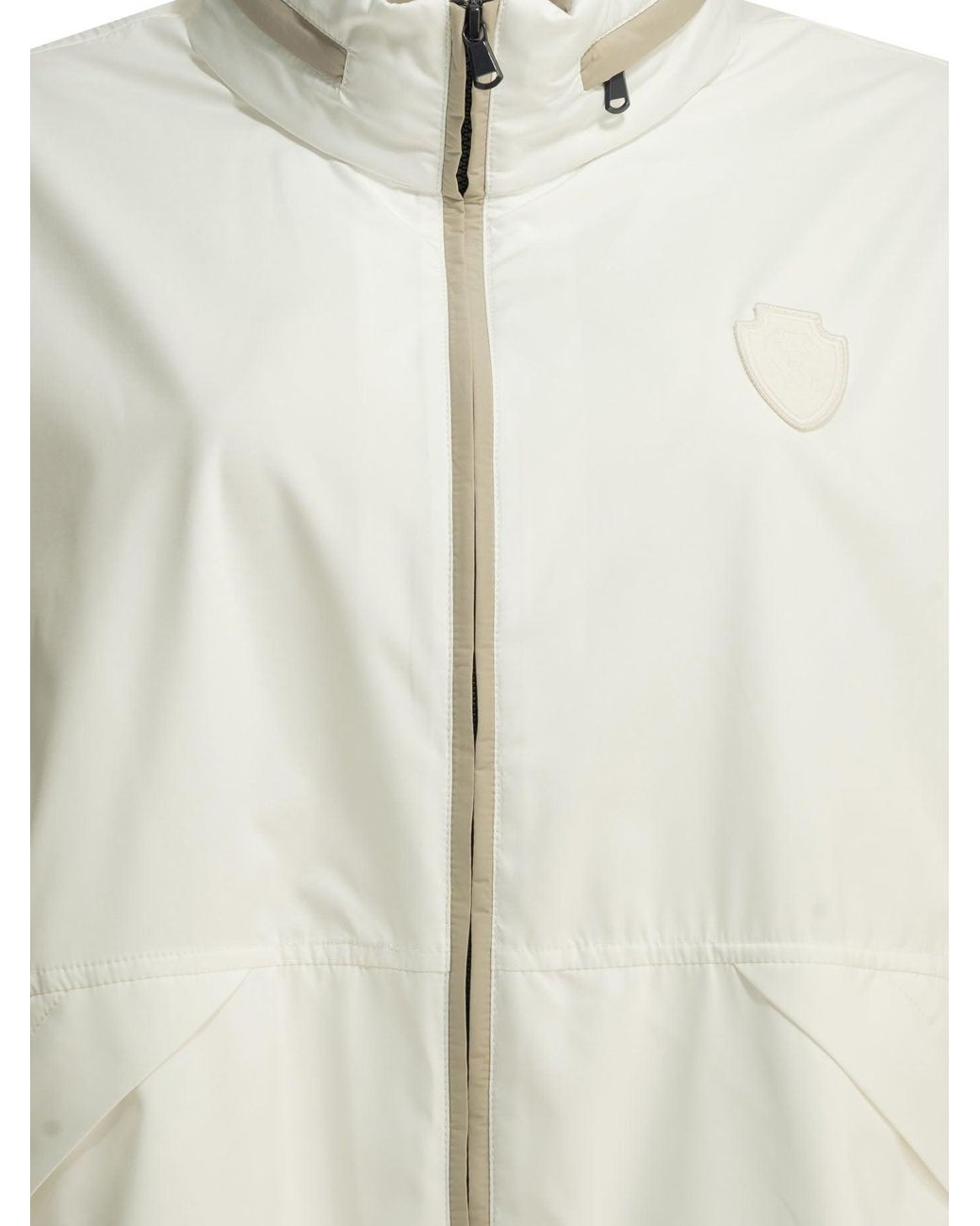 Brunello Cucinelli Regenjas Met Logo in het White