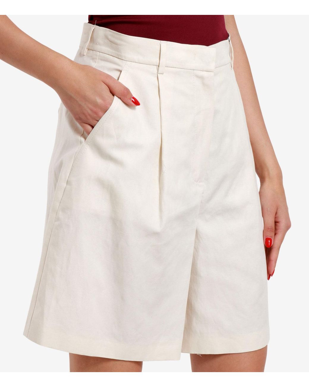 Weekend by Maxmara White Shorts