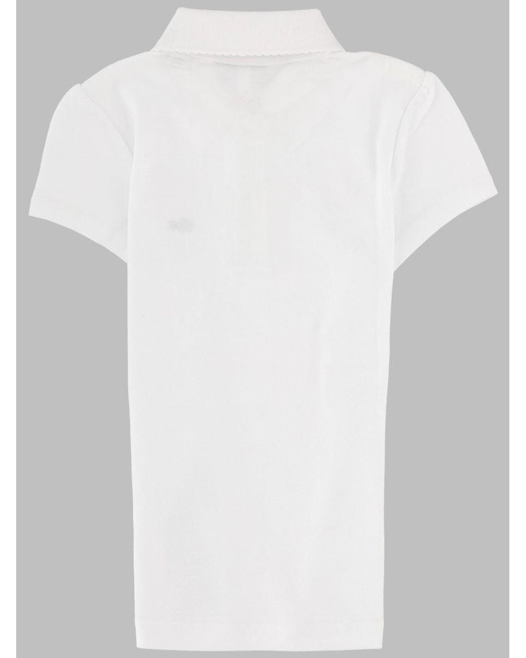 Lacoste White Lcg Petite Polo W8L