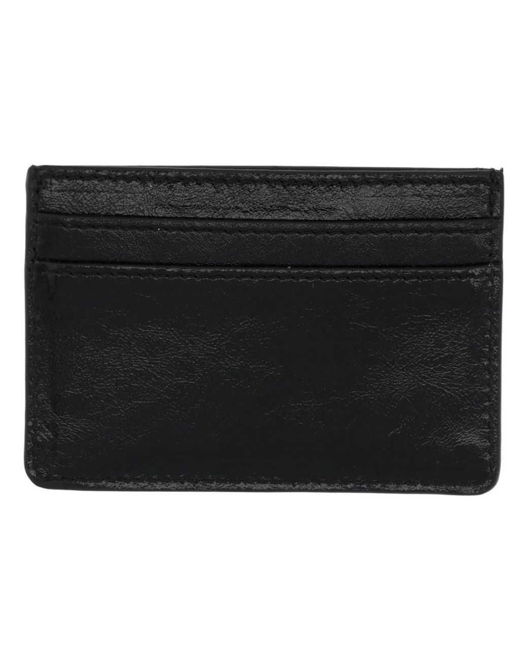 MARINE SERRE Black Marine Serre Logo Card Case