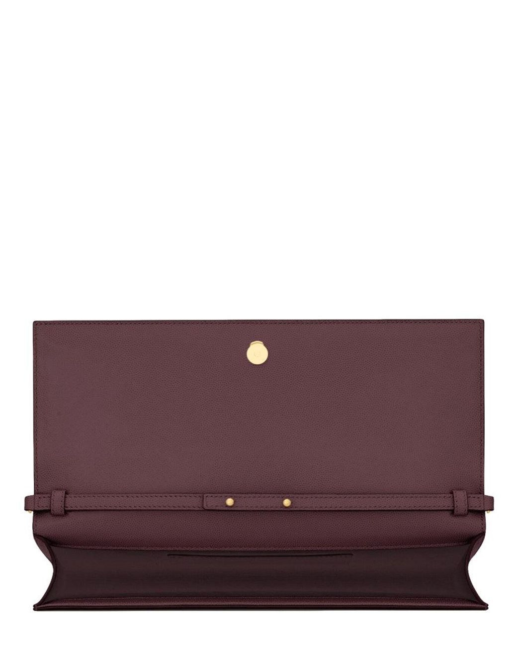 Saint Laurent Purple Shoulder Bag Kate Calf Leather
