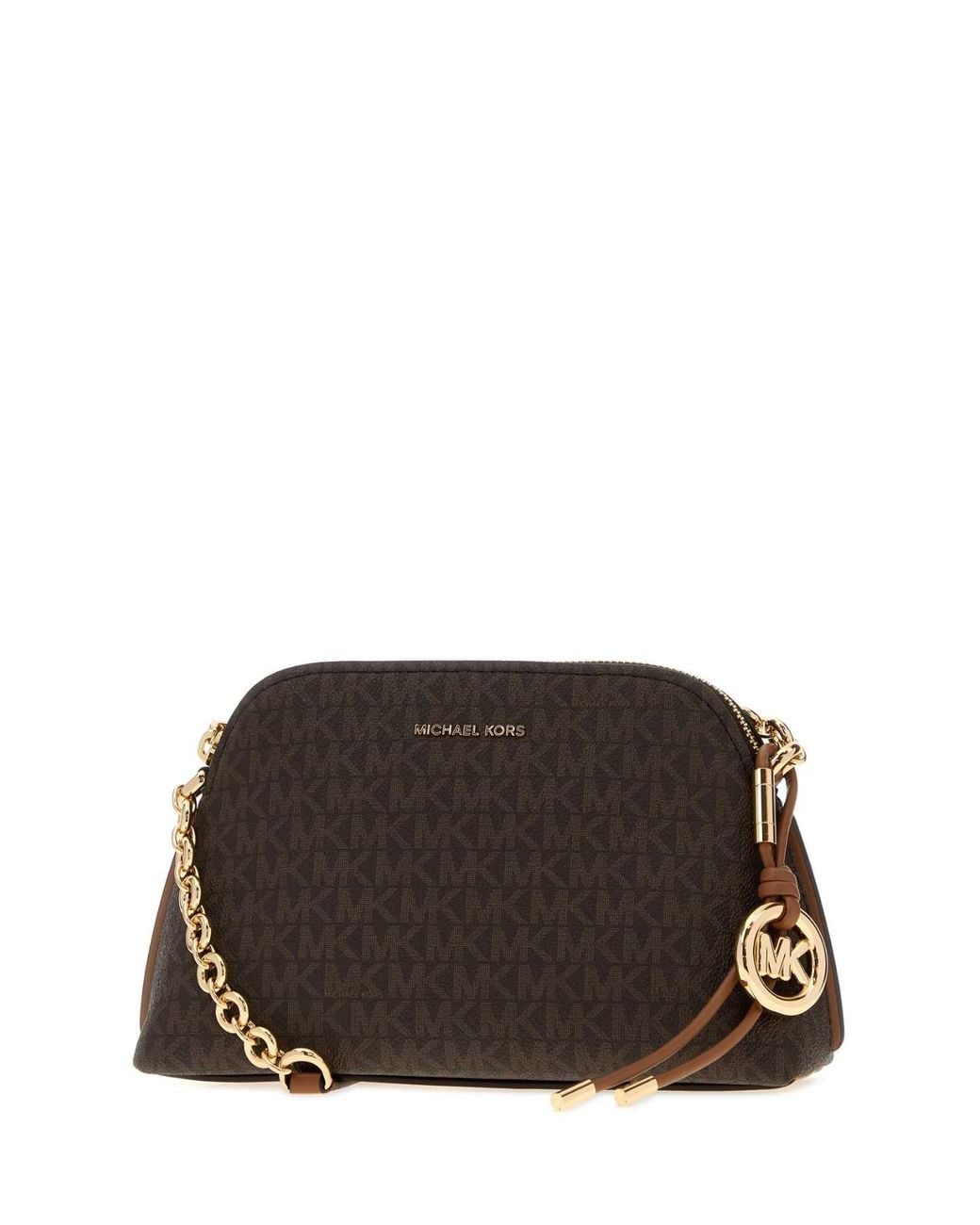 MICHAEL Michael Kors Brown Mini Canvas Freddie Crossbody Handbag