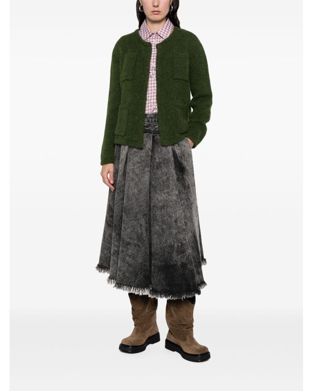 LN22 Green Front Fastening Jacket