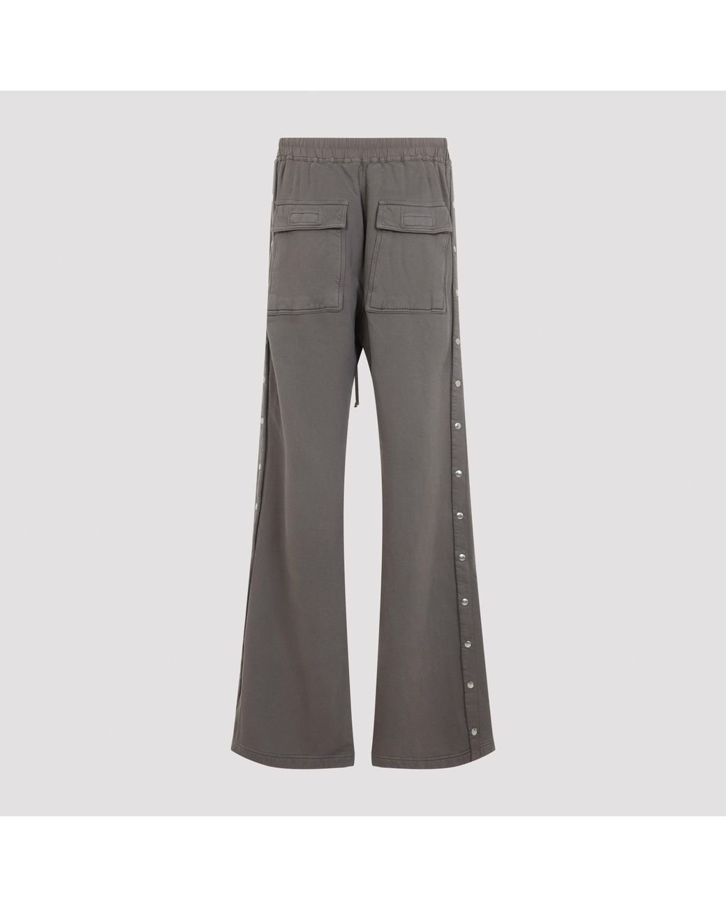 Rick Owens Brede Pusherbroek in het Gray voor heren