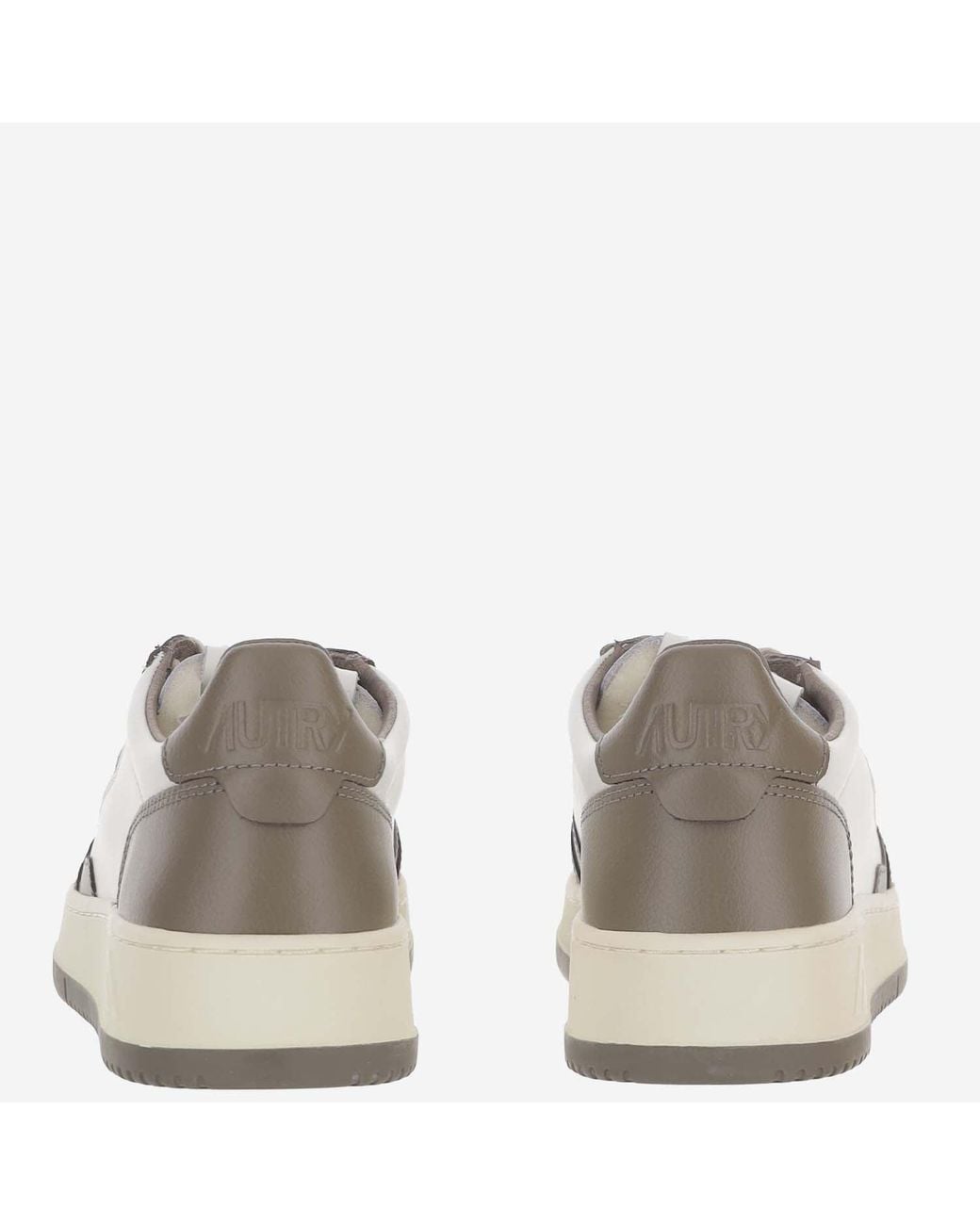 Autry White Medalist Low Color Block Sneakers