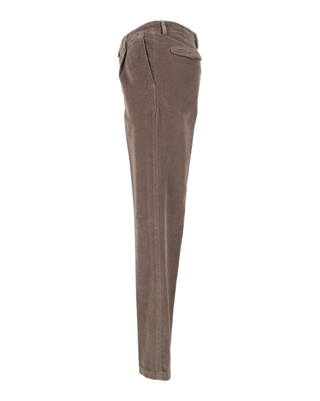 BRIGLIA Gray Straight-Leg Casual Pants for men