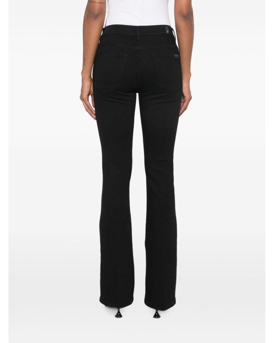 Seven7 Bootcut-denimjeans in het Black
