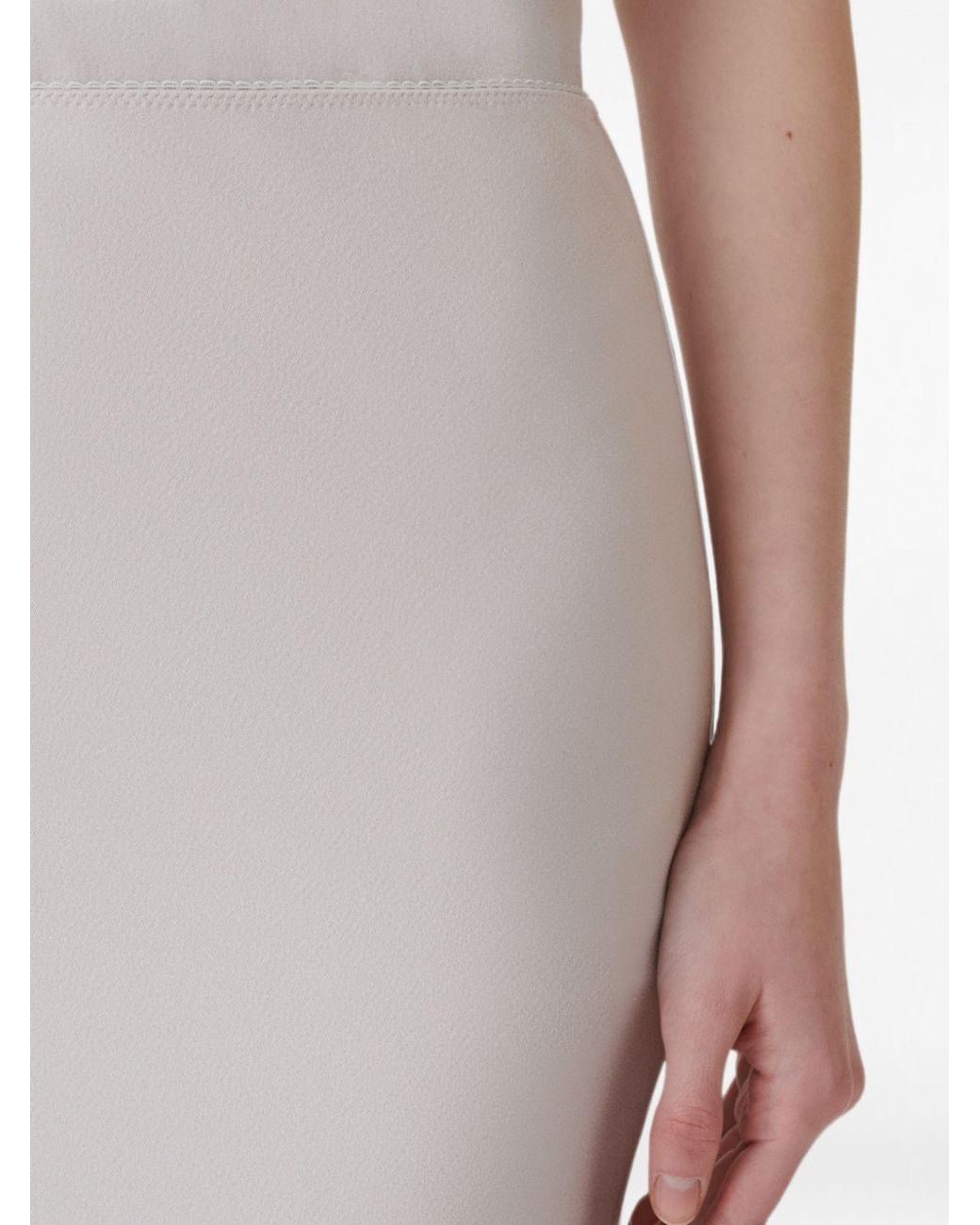 Fabiana Filippi White Long Skirt