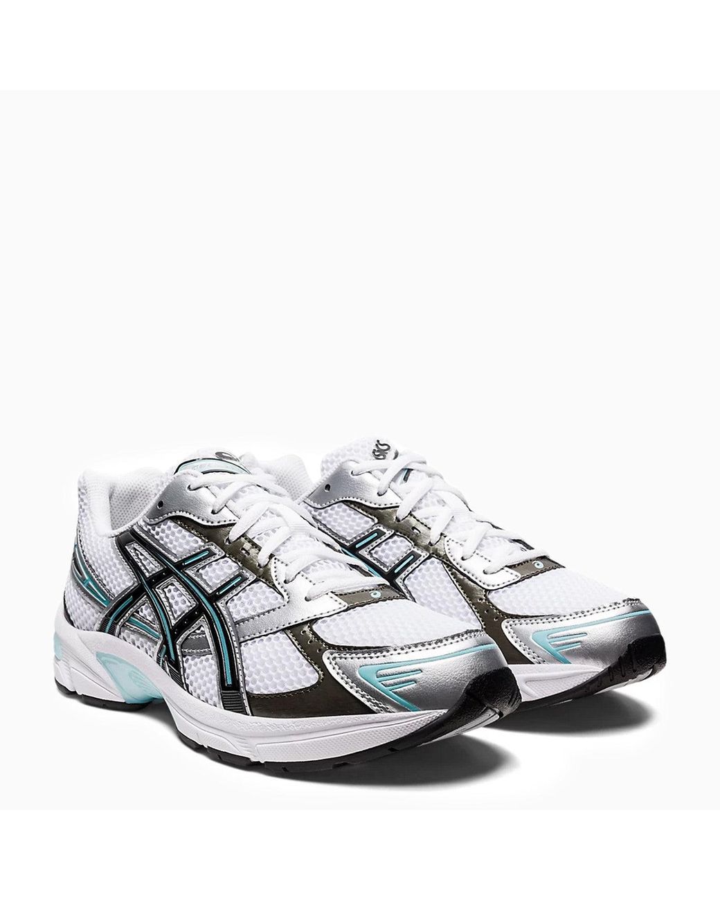 Asics And Silver Gel-1130 Sneakers in Gray | Lyst